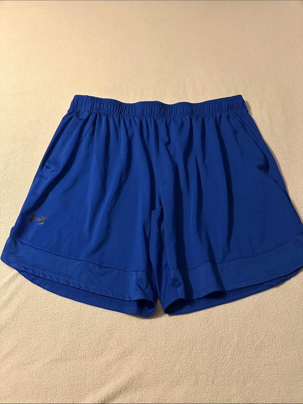 Under Armour Men’s Royal Blue and Charcoal Athletic Shorts 3-Pack